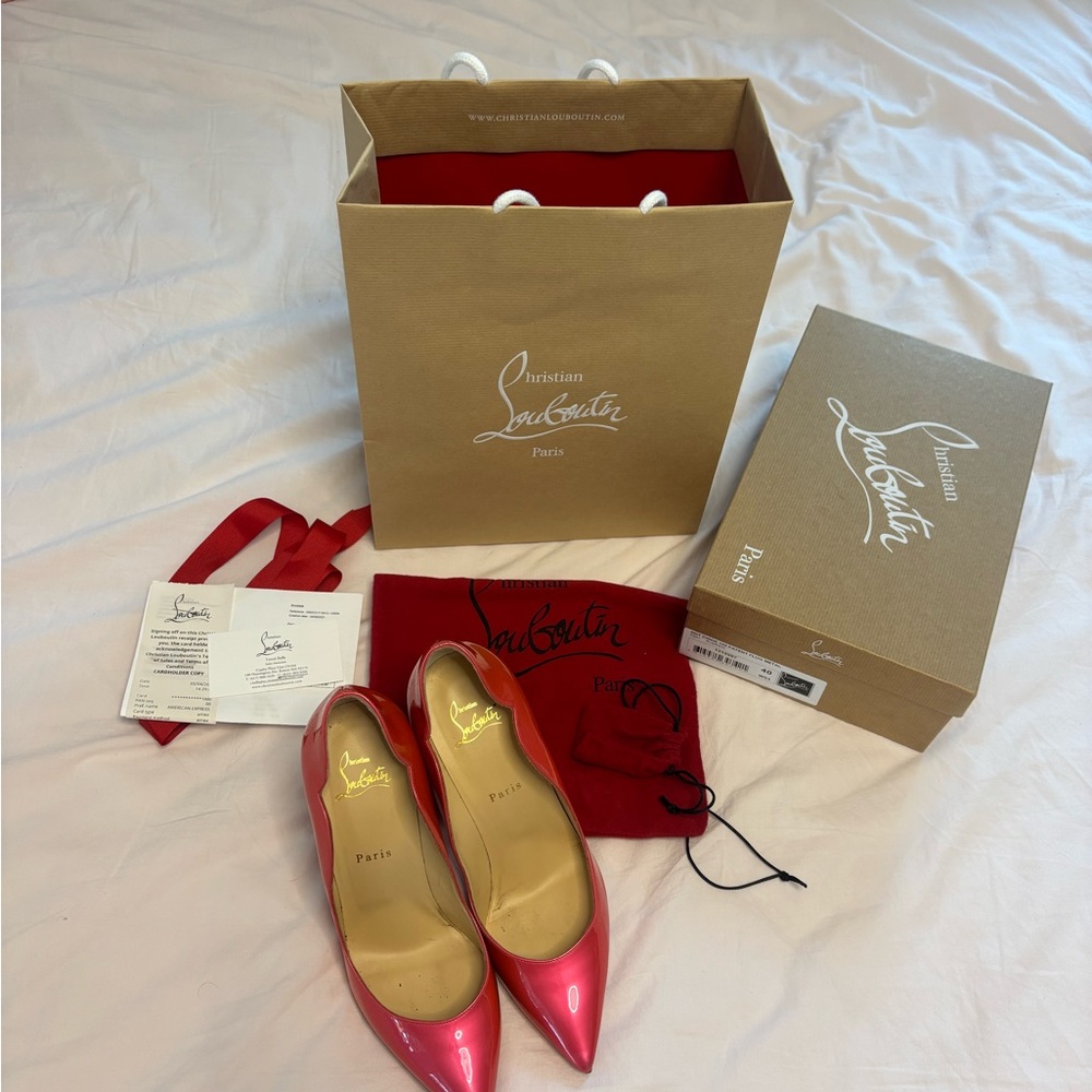 Christian Louboutin Shiny Pink Heels